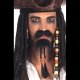 Moustache et barbiche pirate