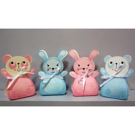 Boîtes panda-lapin