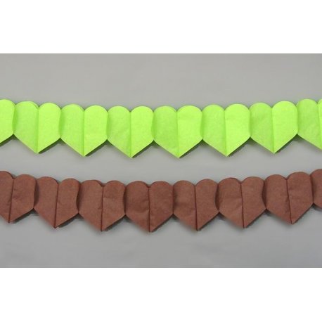 Guirlandes Coeurs Chocolat