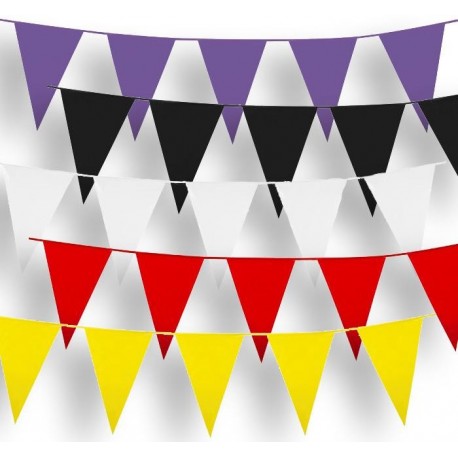 Guirlandes géantes plastiques 10 mètres unies n°1