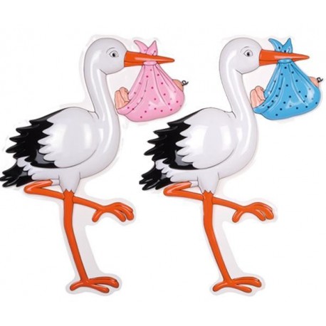 Décor cigognes pour naissance