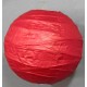 Lampion rond bordeaux