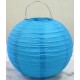 Lampion rond turquoise 25 cm