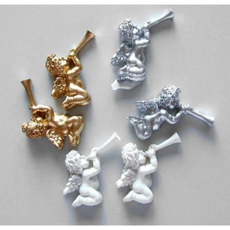 Figurines angelots musiciens