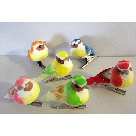 Mini oiseaux sur pince