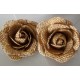 Roses en jute