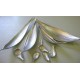 Feuilles barques argent