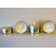 Bougies chauffe-plat blanches 8 H