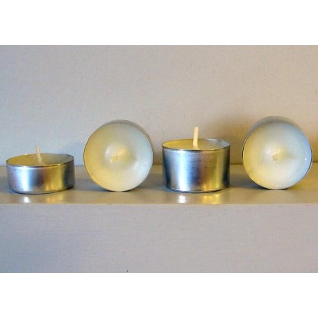 Bougies chauffe-plat blanches 8 H