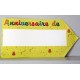Signalisation anniversaire