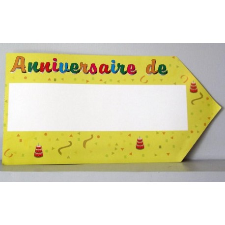 Signalisation anniversaire
