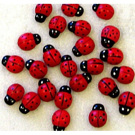 12 Coccinelles déco 3 TAILLES