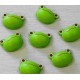6 Têtes de grenouille autocollantes