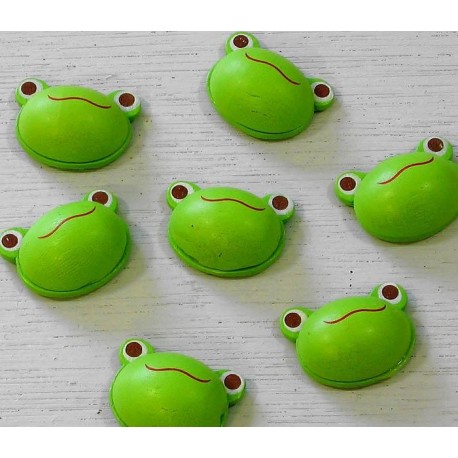 6 Têtes de grenouille autocollantes