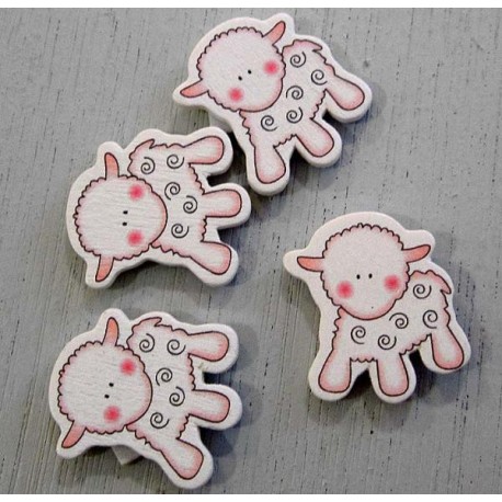 Moutons déco autocollants