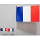 Petits drapeaux tricolores plastique