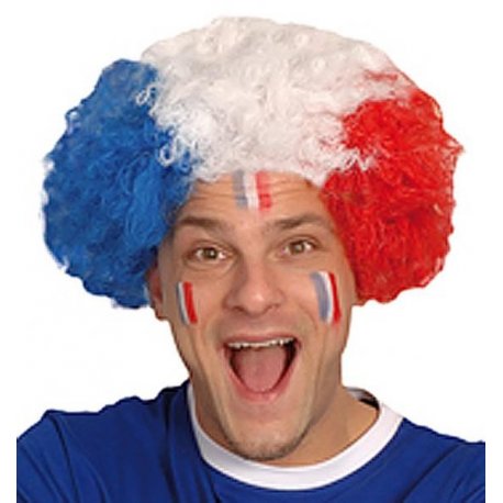 Perruque tricolore