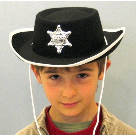 Chapeau sheriff enfant