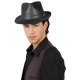 Chapeau gangster noir