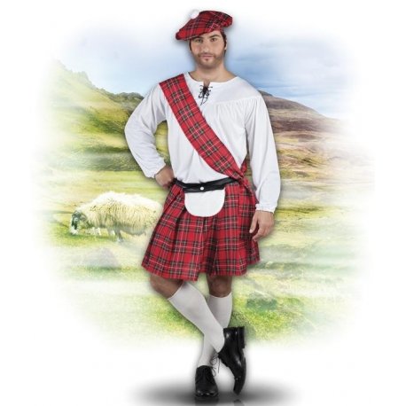 Déguisement kilt écossais xl ou ml