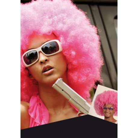 Perruque afro rose