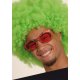 Perruque afro verte