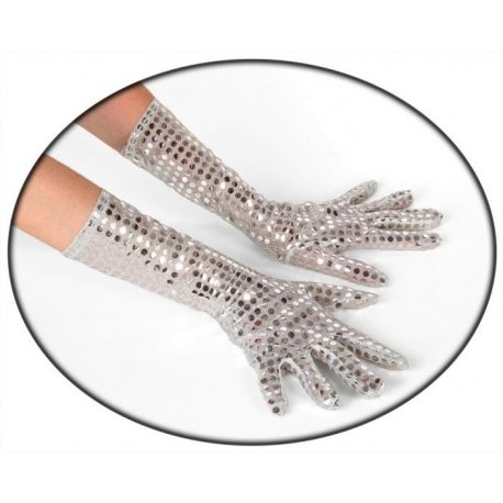 Gants métalisés