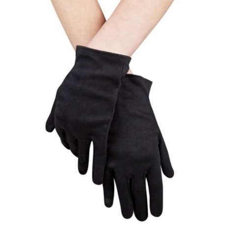 Gants noirs courts