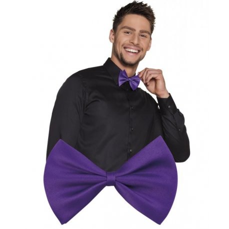 Noeud papillon violet