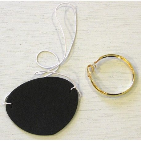 Oeil et boucle pirate