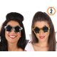 Lunettes disco Or ou argent