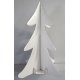 Sapin de noël en carton blanc