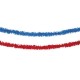Guirlandes 10 mètres bleu ou rouge