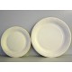 Assiettes en carton blanc