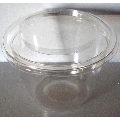 Pot plastique avec couvercle 270