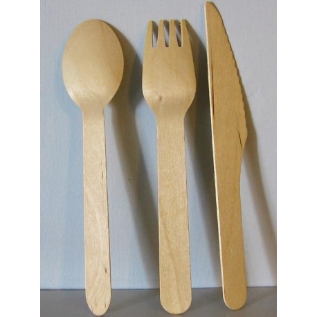 Couverts en bois Simples