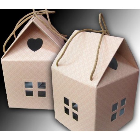 Boîtes cadeau maison 20 cm