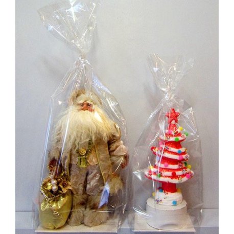 Sacs transparents géants à fond carton