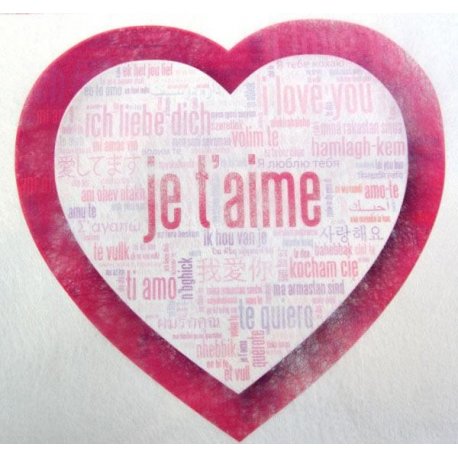 Chemins de table saint valentin n°1