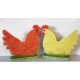 Poules en mousse