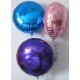 Ballons alu ronds n°2 -5 COULEURS DISPO