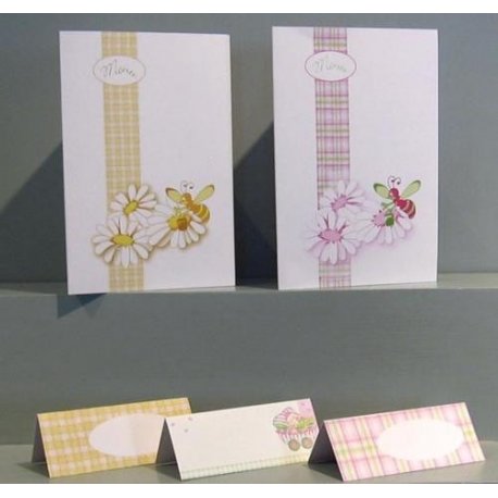 Menus ou cartes de table n°1