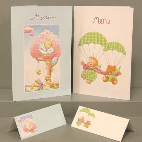 Menus ou cartes de table n°4