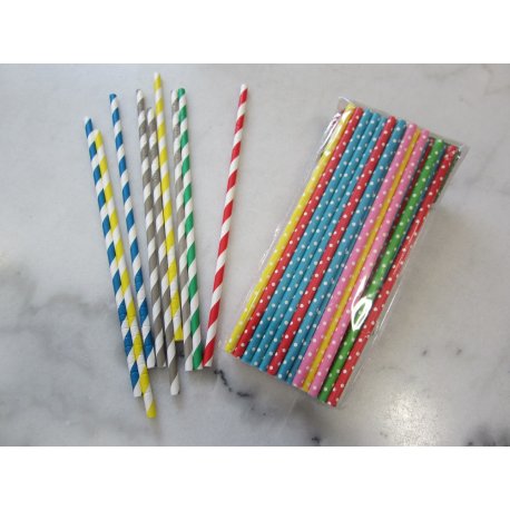 Pailles en cartons