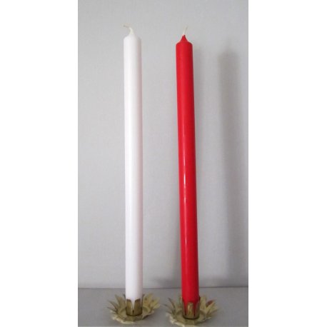 Bougies droites 35 cm