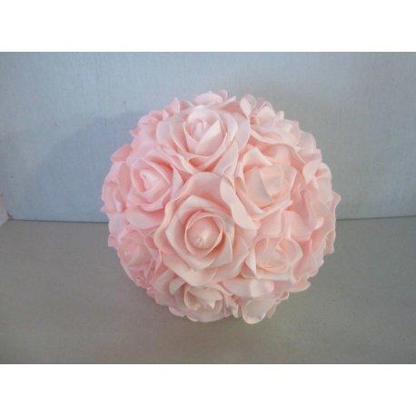 Boule fleur blanche a pendre