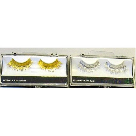 Faux cils or ou argent