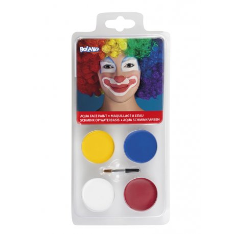 Palette de maquillage clown