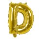 Ballons lettres en alu Or 36 cm