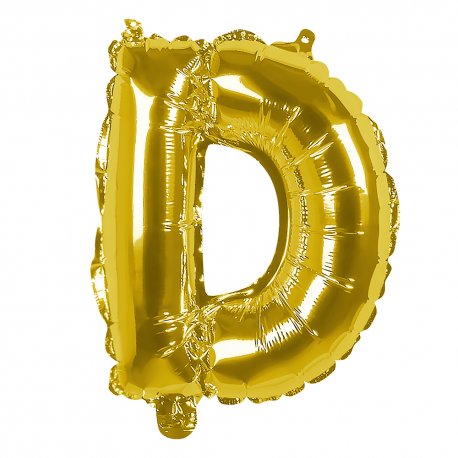Ballons lettres en alu Or 36 cm